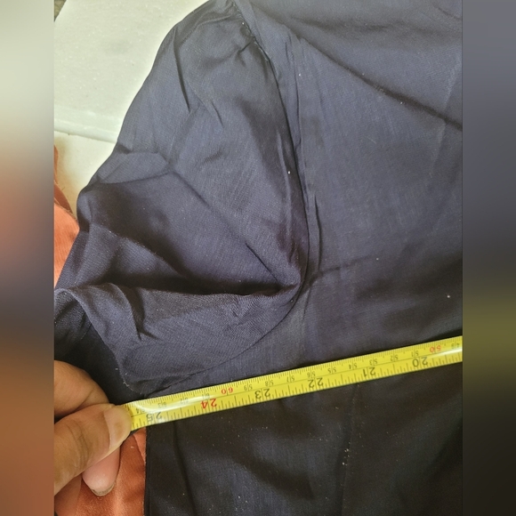 MISSLOOK Color Block Maxi Dress White Blue - Picture 7 of 9